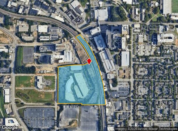  384 Northyards Blvd Nw, Atlanta, GA Parcel Map