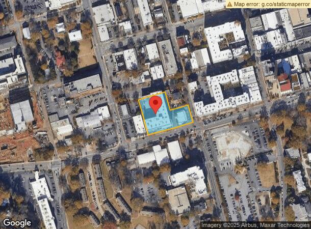  250 W Broad St, Athens, GA Parcel Map