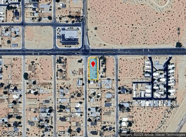 Sunburst Cir, Joshua Tree, CA Parcel Map