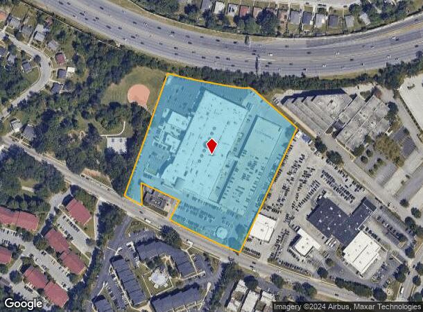  800 Kenilworth Dr, Towson, MD Parcel Map