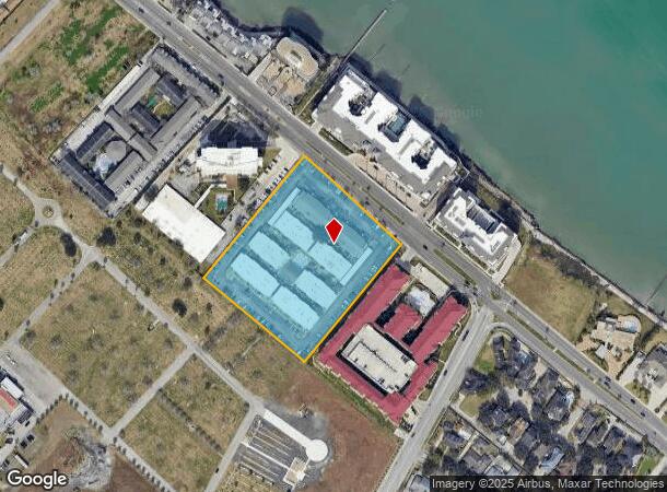  4645 Ocean Dr, Corpus Christi, TX Parcel Map