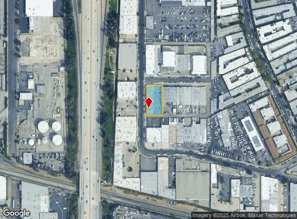 8124 Orion Ave, Van Nuys, CA Parcel Map