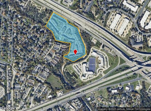  1901 Resaca Blvd, Austin, TX Parcel Map