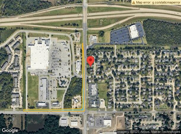  6202 S Elm Ave, Broken Arrow, OK Parcel Map