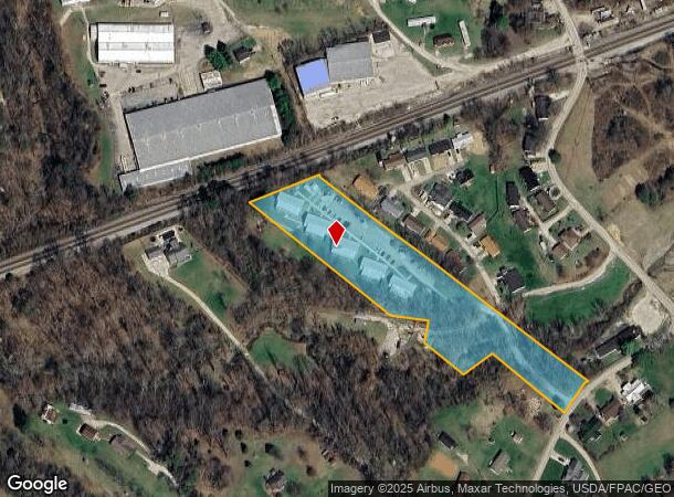 121 Ridge Run Rd, Culloden, WV Parcel Map