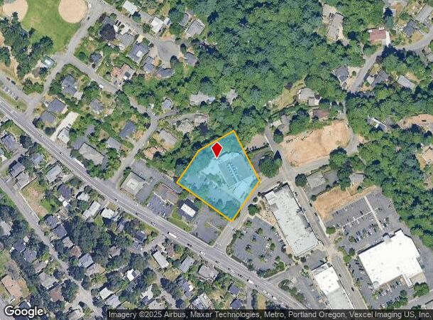  1595 Burns St, West Linn, OR Parcel Map