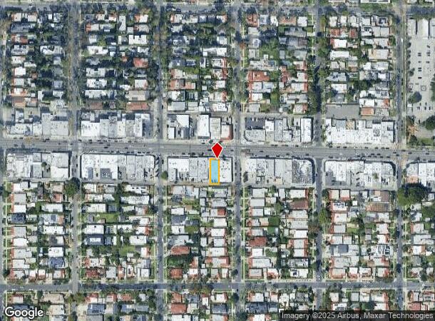 7308 Melrose Ave, Los Angeles, CA Parcel Map
