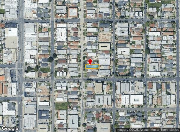 512 N Serrano Ave, Los Angeles, CA Parcel Map