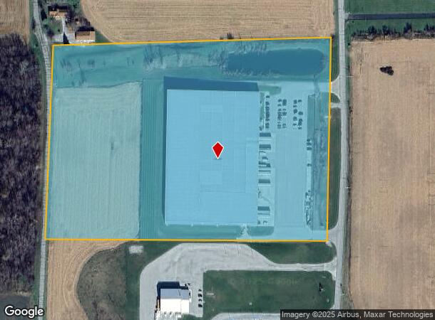 902 H L Thompson Jr Dr, Ashley, IN Parcel Map