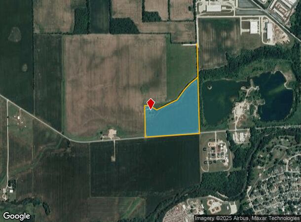  1002 W Boggstown Rd, Shelbyville, IN Parcel Map