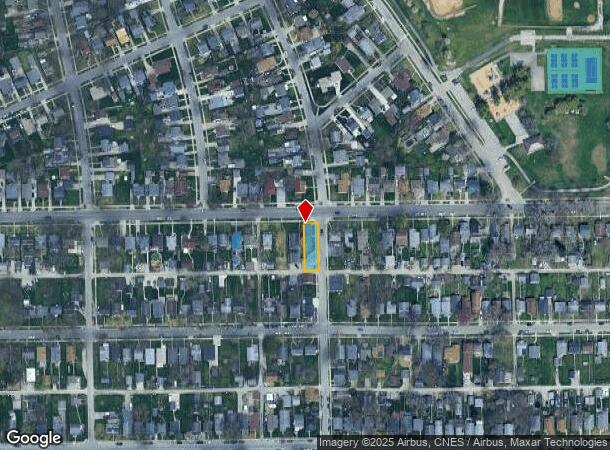  1601 Spring St, Fort Wayne, IN Parcel Map