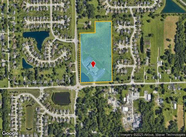 7010 E Thompson Rd, Indianapolis, IN Parcel Map