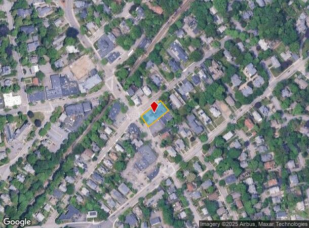  1186 Walnut St, Newton Highlands, MA Parcel Map