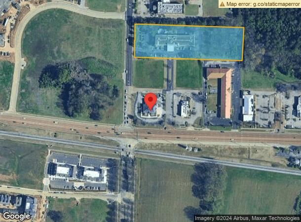  1280 W Poplar Ave, Collierville, TN Parcel Map