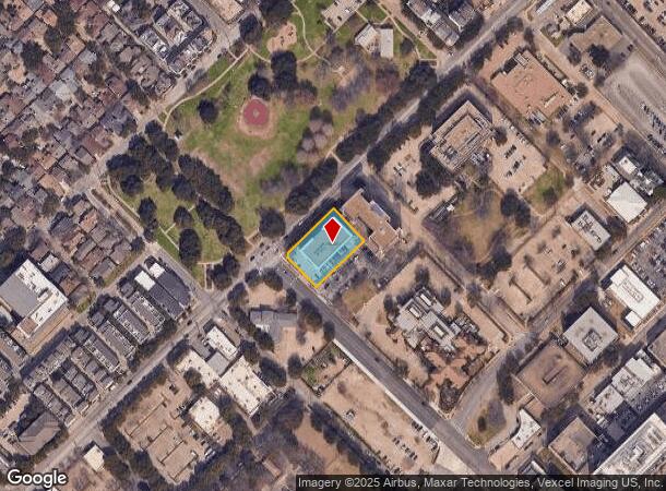  3310 Live Oak St, Dallas, TX Parcel Map