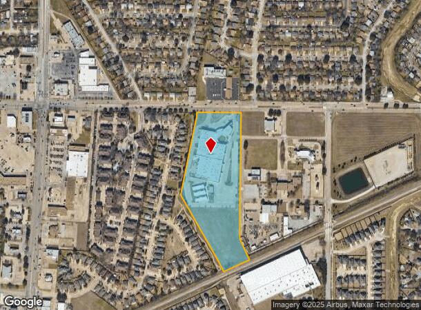  7020 Mid Cities Blvd, North Richland Hills, TX Parcel Map