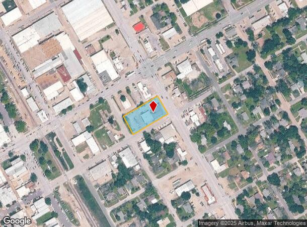 105 S Kaufman St, Ennis, TX Parcel Map
