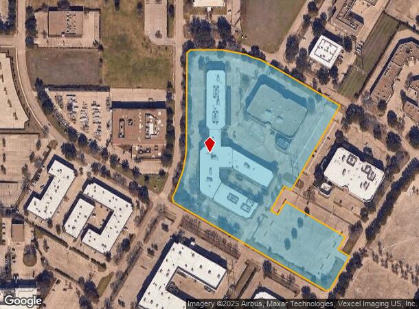 8000 Bent Branch Dr, Irving, TX Parcel Map