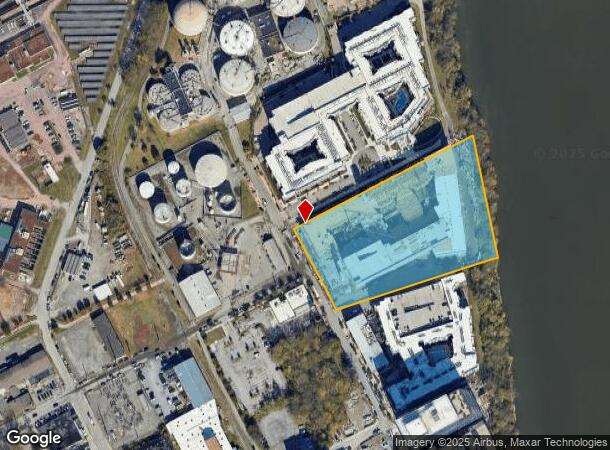  1410 Adams St, Nashville, TN Parcel Map