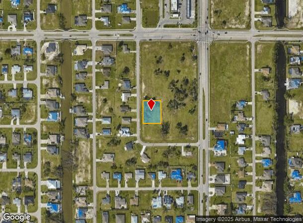  1623 Sw 16Th Ct, Cape Coral, FL Parcel Map