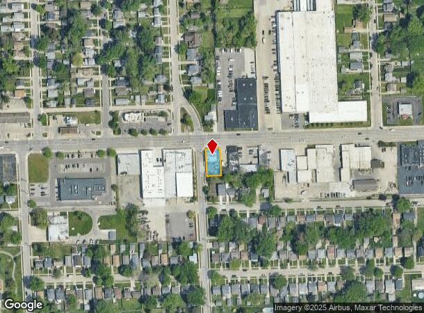  1408 E 9 Mile Rd, Hazel Park, MI Parcel Map