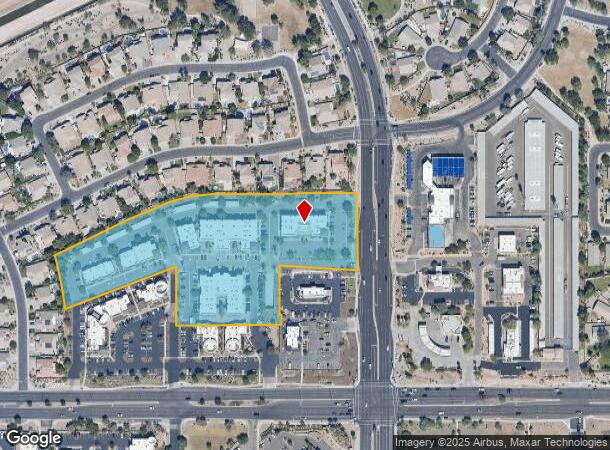  2314 S Val Vista Dr, Gilbert, AZ Parcel Map