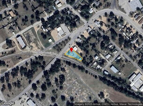 922 E Travis St, La Grange, TX Parcel Map