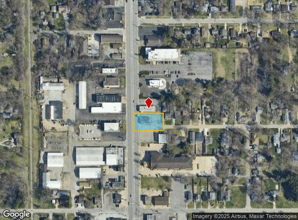 202 N Dixie Way, South Bend, IN Parcel Map