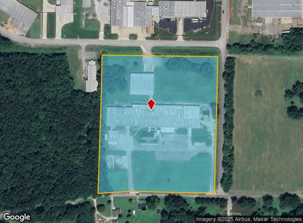 1701 Mars Hill Rd, Florence, AL Parcel Map