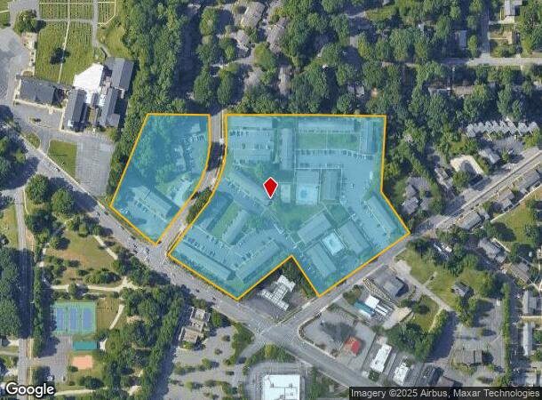  3530 Castleford Ct, Winston Salem, NC Parcel Map