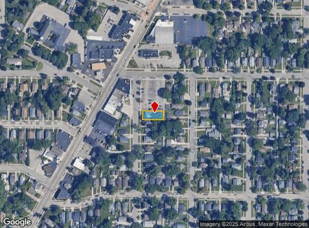  2142 Edgewood Ave Ne, Grand Rapids, MI Parcel Map