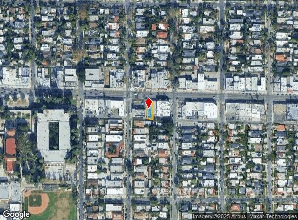  7662 Melrose Ave, Los Angeles, CA Parcel Map