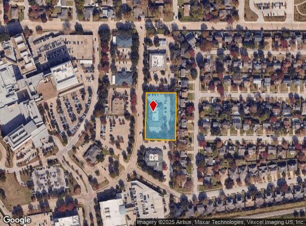 1615 Lancaster Dr, Grapevine, TX Parcel Map