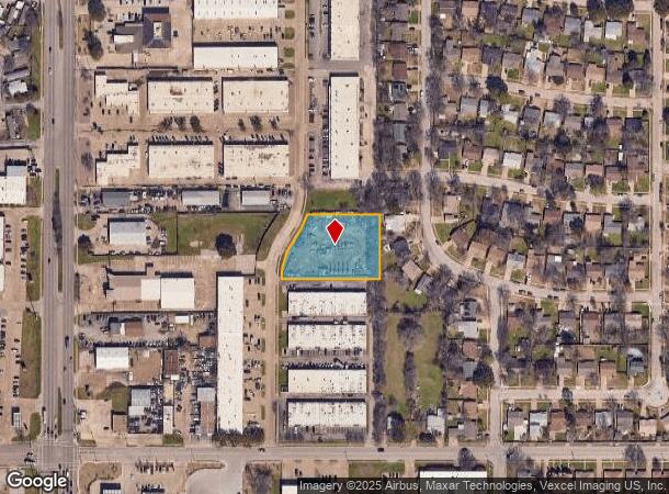 826 Luke St, Irving, TX Parcel Map