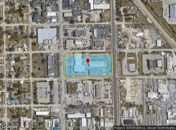  2601 Fowler St, Fort Myers, FL Parcel Map