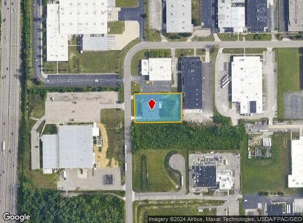  850 Industrial Park Dr, Vandalia, OH Parcel Map