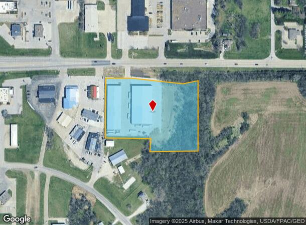  1601 E Army Post Rd, Des Moines, IA Parcel Map