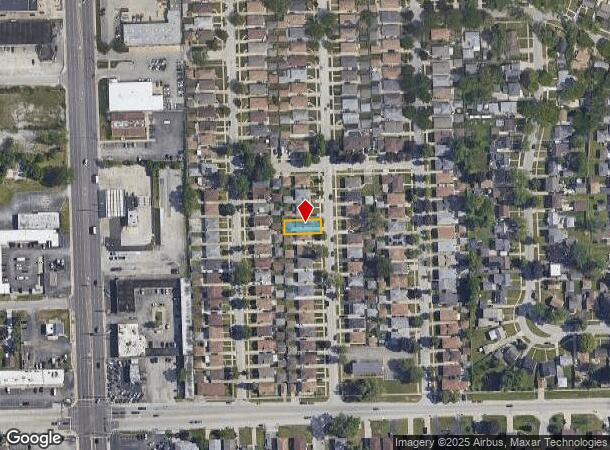  2448 Ernst St, Franklin Park, IL Parcel Map