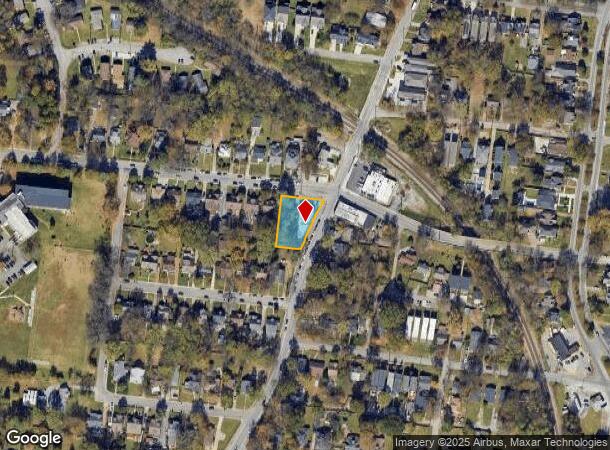  2038 Greenwood Ave, Nashville, TN Parcel Map