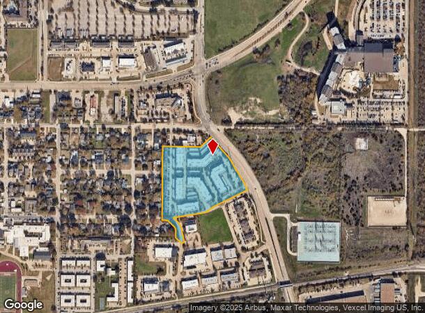 1022 Texan Trl, Grapevine, TX Parcel Map