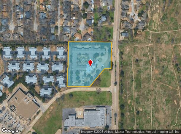  1860 N Cooper St, Arlington, TX Parcel Map