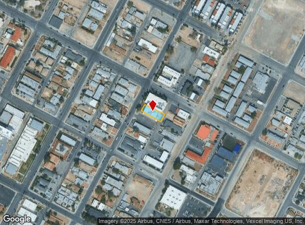  1100 E Bridger Ave, Las Vegas, NV Parcel Map