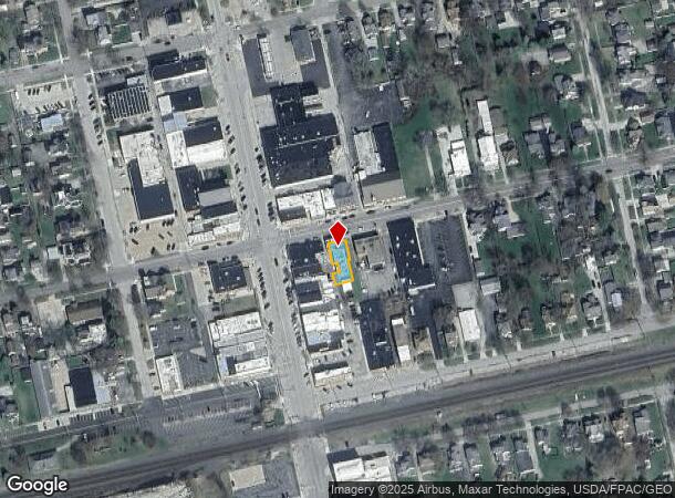  114 E Elm St, Wauseon, OH Parcel Map