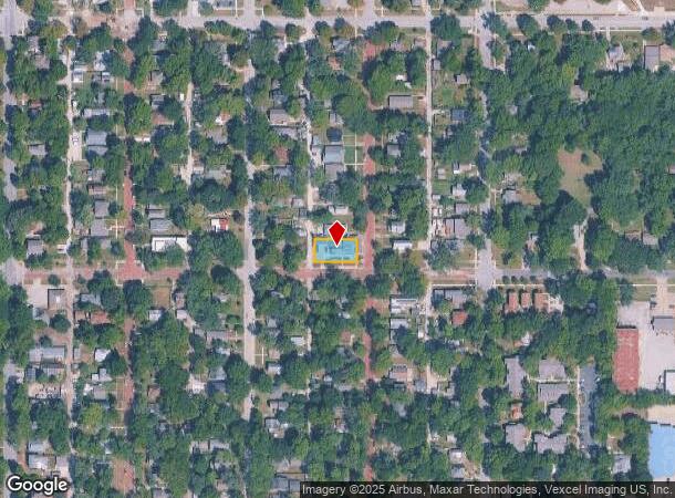  1145 Pennsylvania St, Lawrence, KS Parcel Map