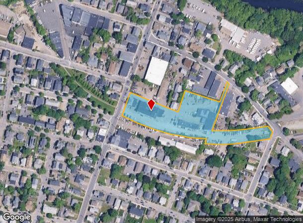 214 Newton St, Waltham, MA Parcel Map