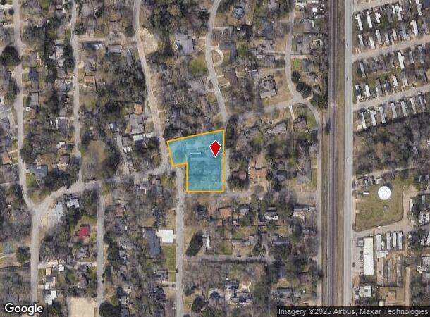 1500 N Thompson St, Conroe, TX Parcel Map