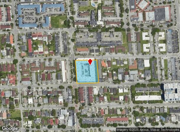 10899 Sw 4Th St, Miami, FL Parcel Map