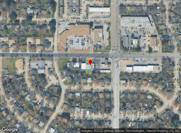  818 E Park Row Dr, Arlington, TX Parcel Map