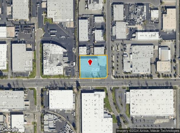  3301 W Segerstrom Ave, Santa Ana, CA Parcel Map