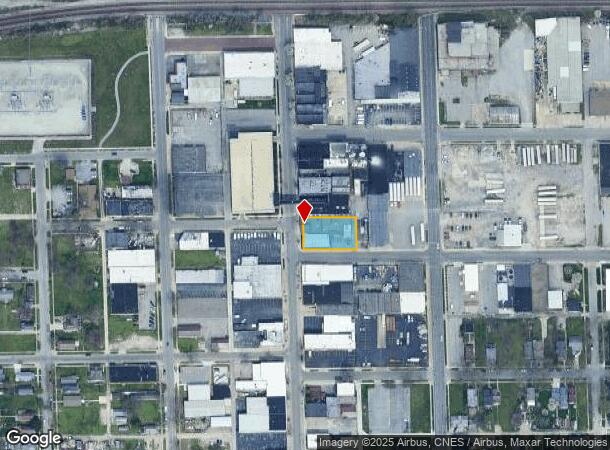  1725 S Calhoun St, Fort Wayne, IN Parcel Map